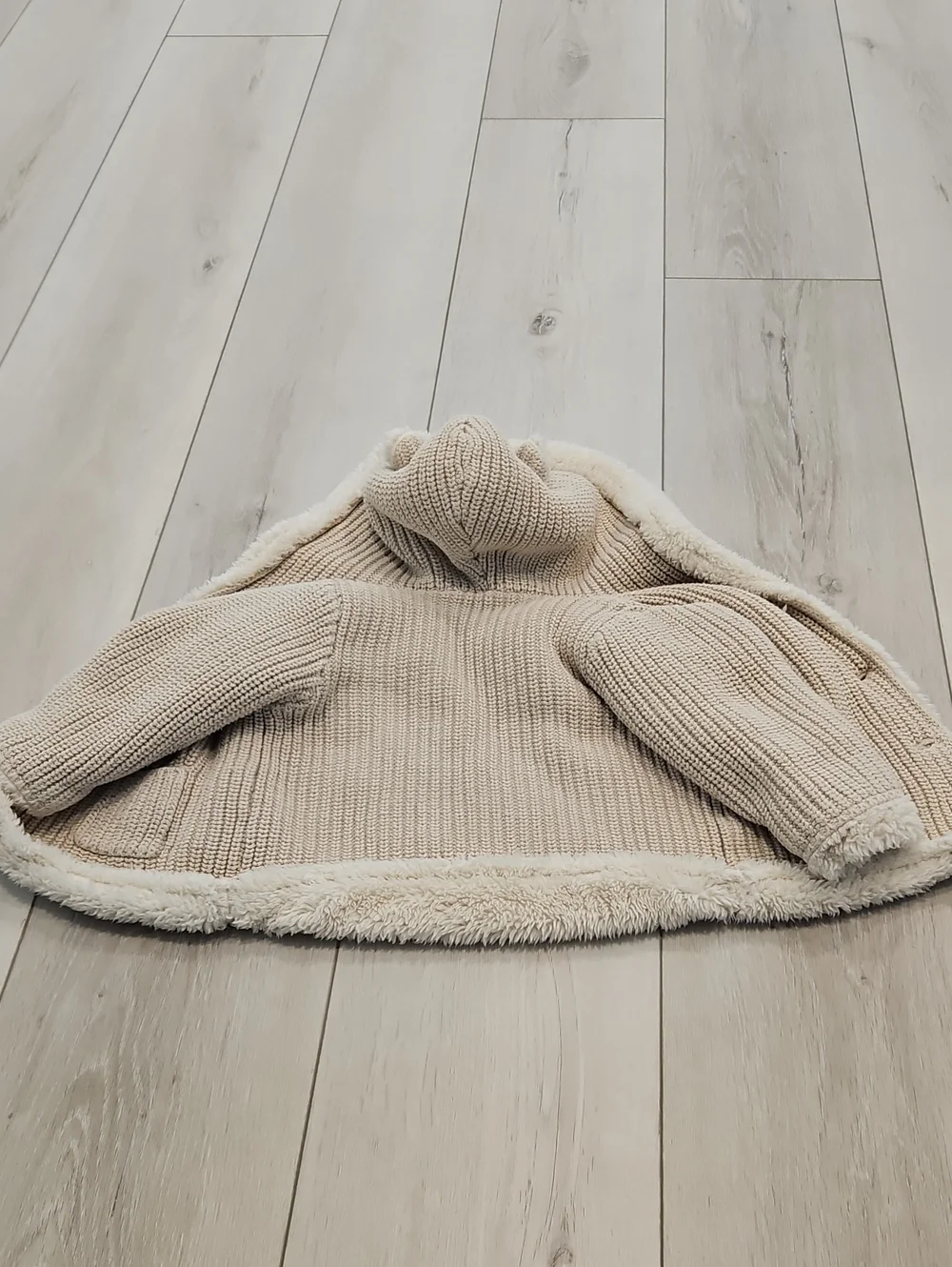Gap Bears Ears Knitted Sweater Jacket, Size 6-12 Months